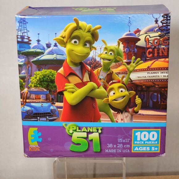 Planet 51 Puzzle 100 Piece Ages 5+ Sealed - Picture 1 of 3
